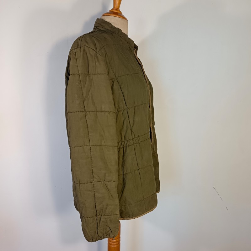 ARMEE FRANCAISE GUERRE D'ALGERIE VESTE TTA MATELASSEE DU 1 er TYPE COUTURES VERTICALES TAILLE 2